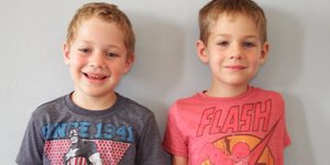 Laerskool Gansbaai se Gr R tweeling, Kobus (links) en Johan van Staden (5)  